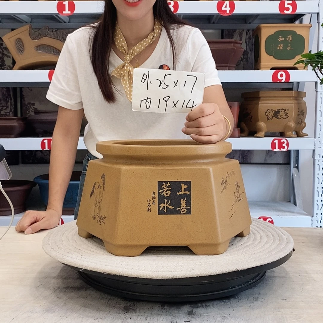 紫砂花盆紫砂花盆