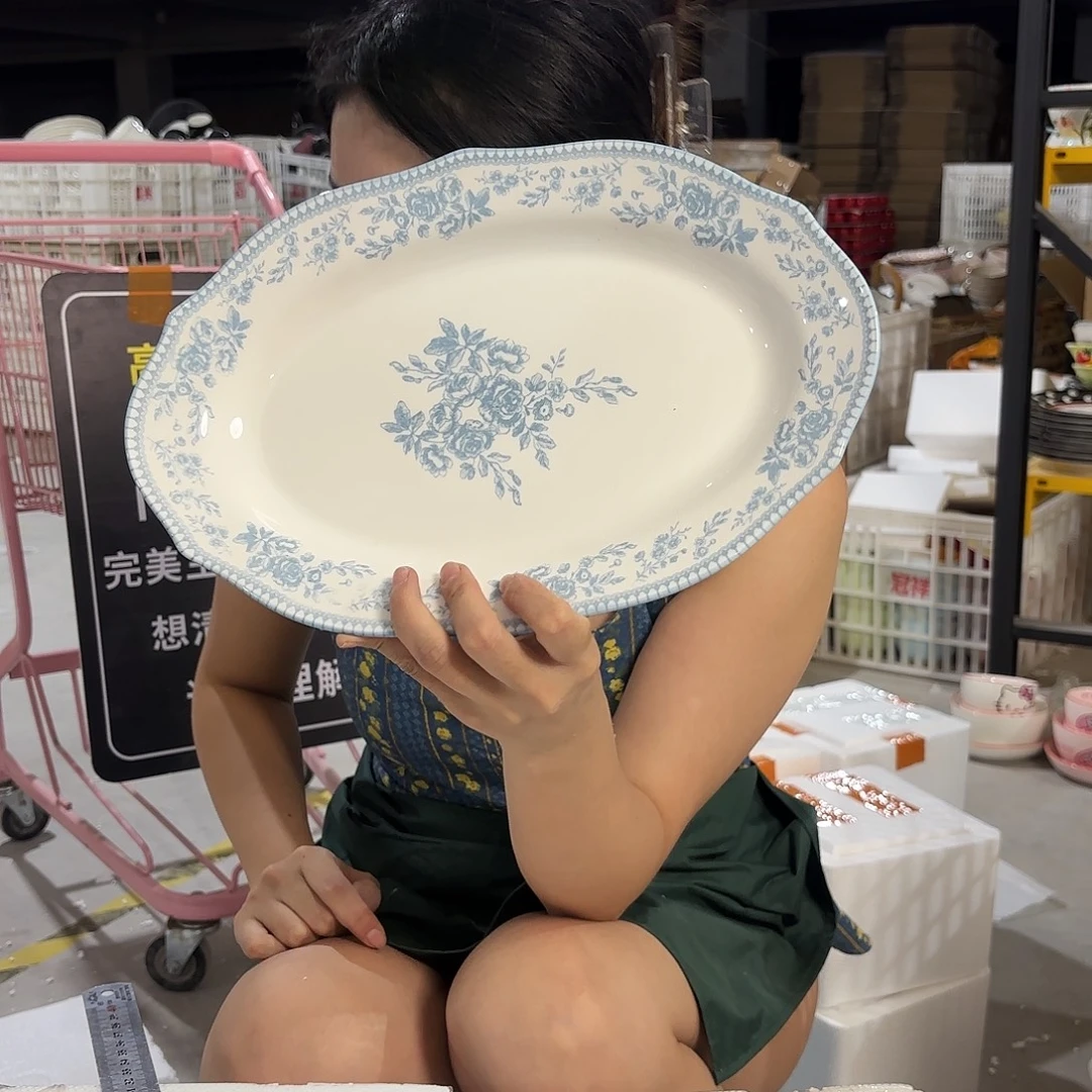 瓷微瑕陶瓷餐具釉下彩