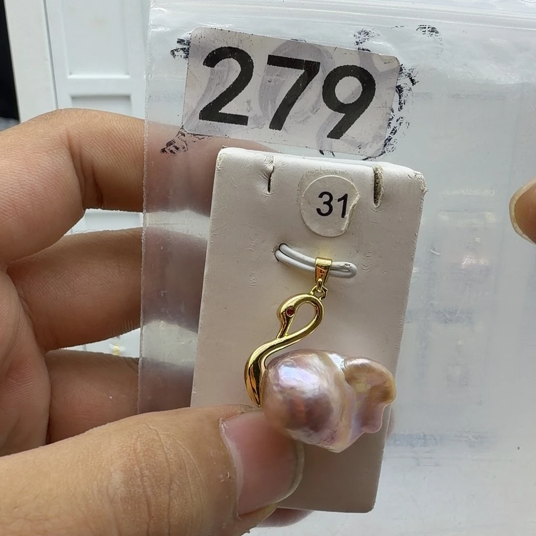 颈饰合金淡水珍珠