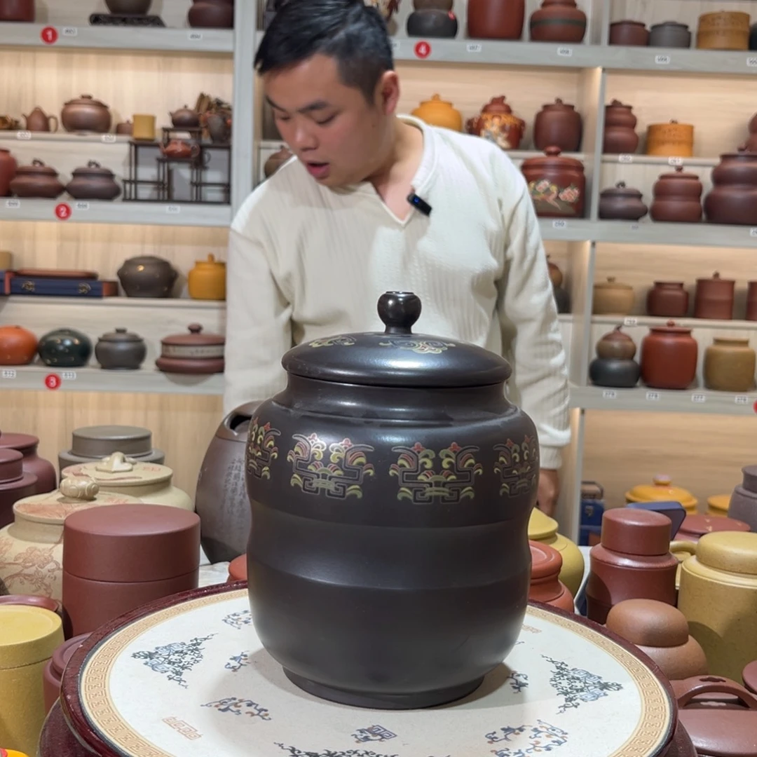紫砂茶叶罐紫砂罐