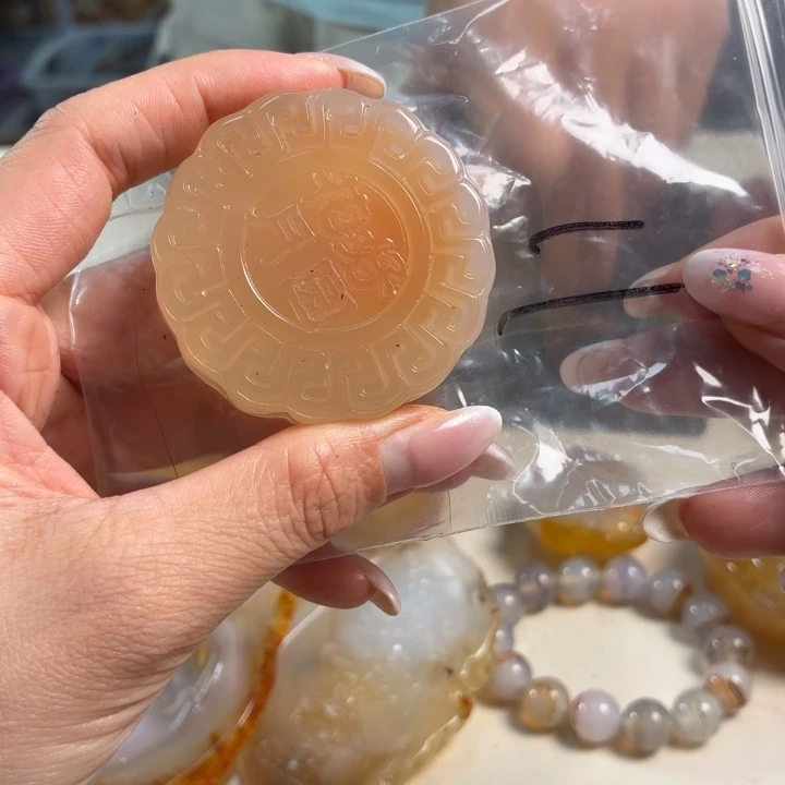 玛瑙/玉髓未镶嵌吊坠(不含链)