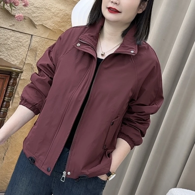 2025短外套秋季新款时尚百搭爆款潮牌流行洋气时尚妈妈外套361-1