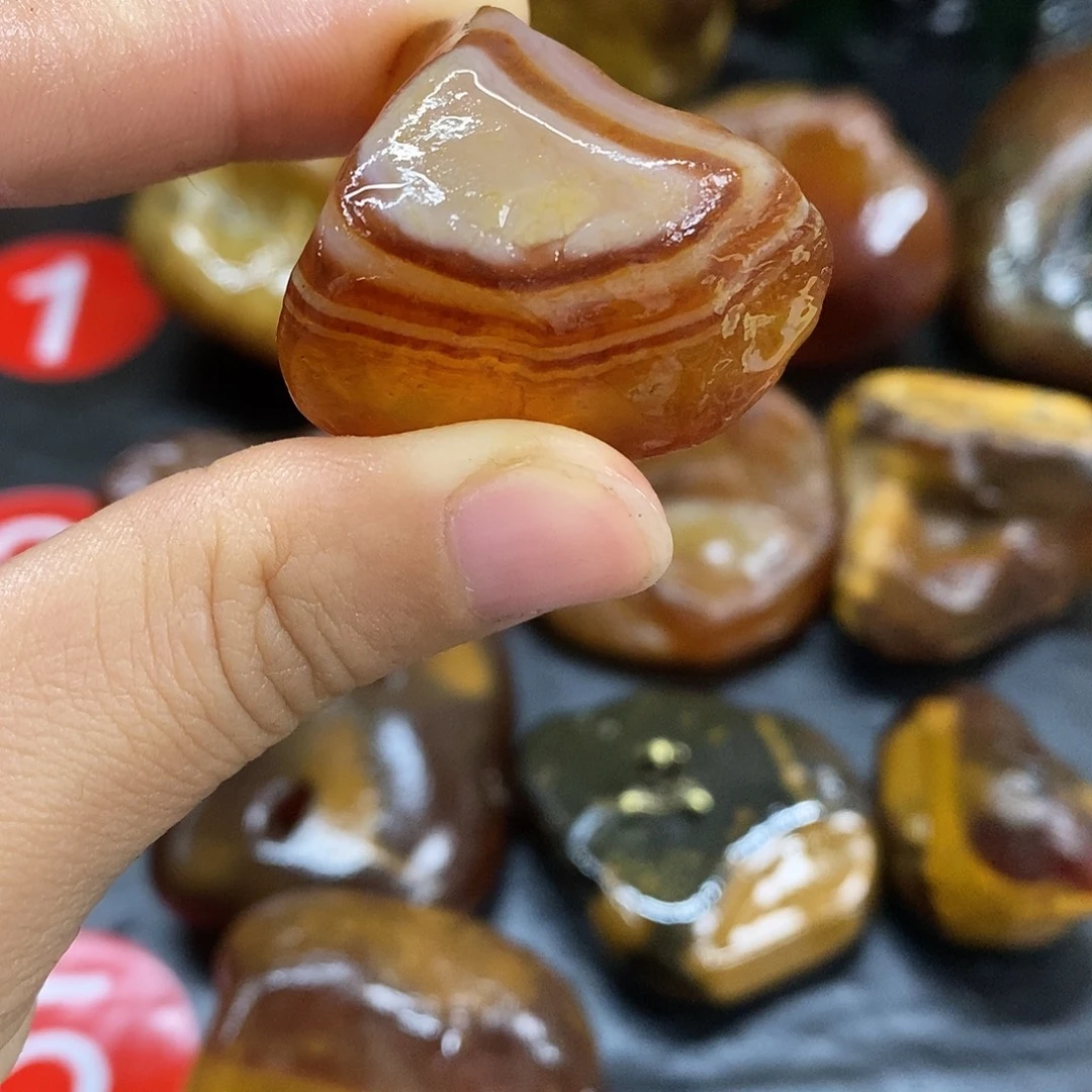 玛瑙/玉髓未镶嵌手把件