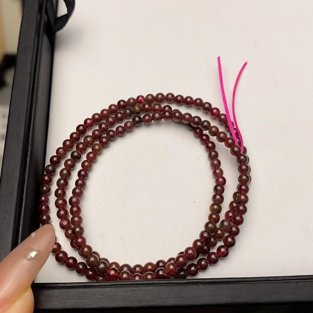 未镶嵌水晶颈饰石榴多圈