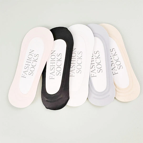 纯色薄款隐形透气硅胶防滑女短袜船袜防臭春夏防滑