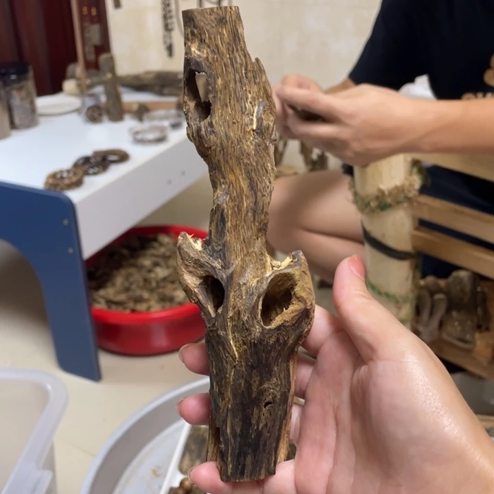 沉香沉香碎屑虫漏44克