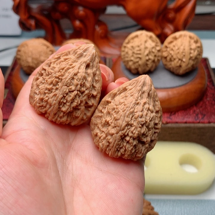 文玩核桃把件金字塔11号全品35尺