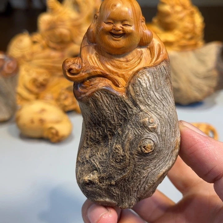 柏木（崖柏）根雕工艺摆件