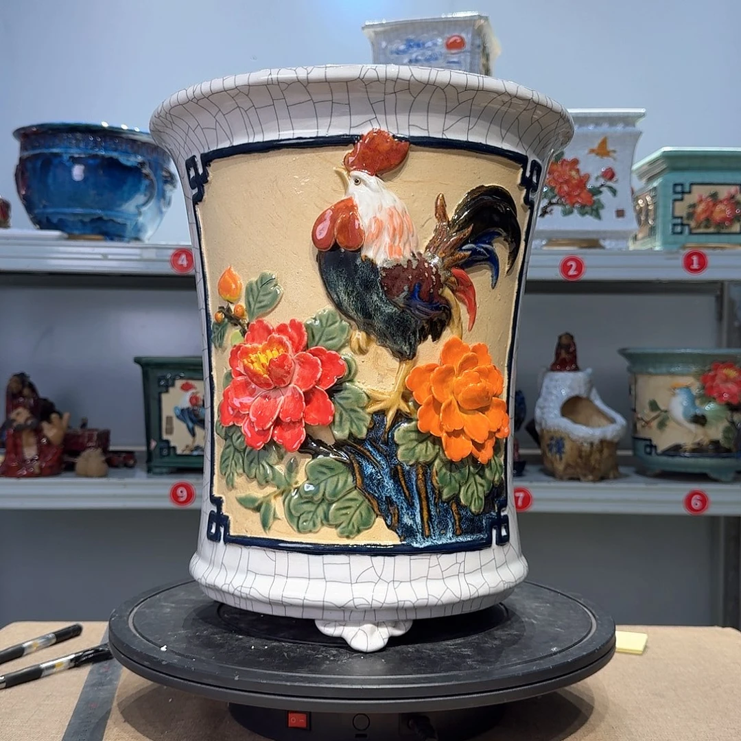 *****精品石湾花盆高端大气