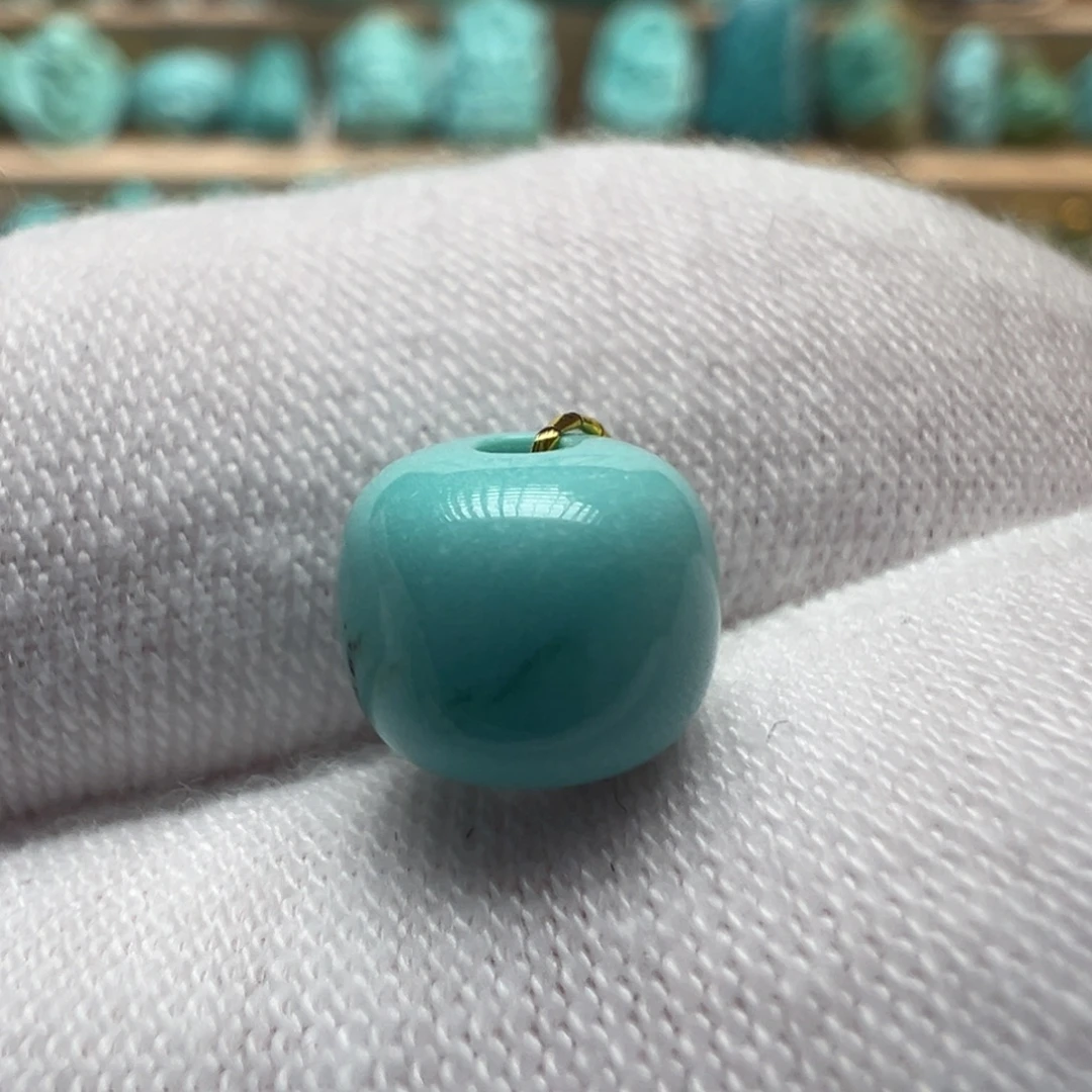 绿松石未镶嵌配饰7.8*6.4