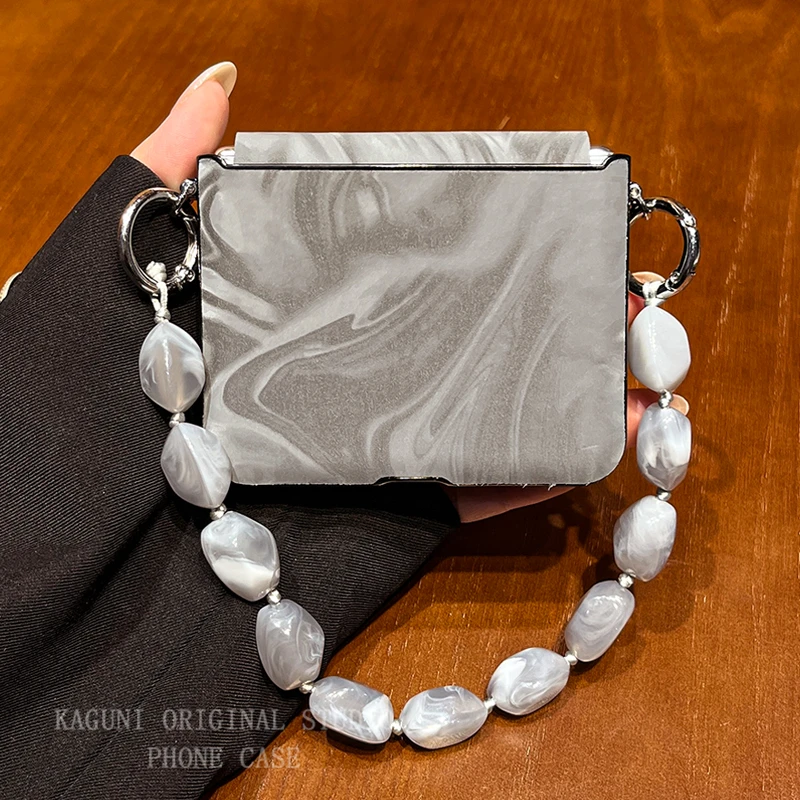 水波纹灰色适用于华为purax/p50pocket2手机壳荣耀maigcvflip2