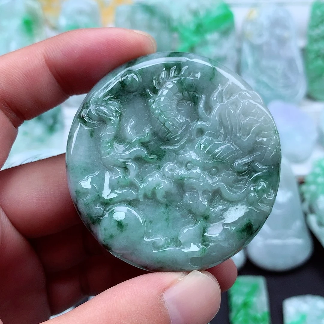 翡翠未镶嵌颈饰翡翠吊坠