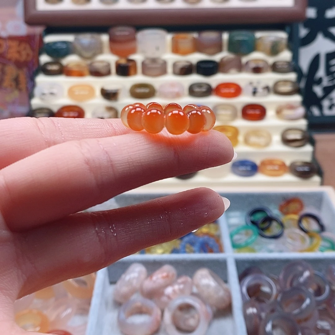 玛瑙/玉髓戒指合金宋****?
