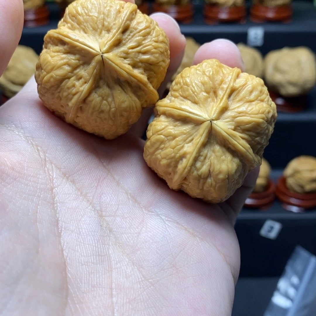 把件文玩核桃40四棱