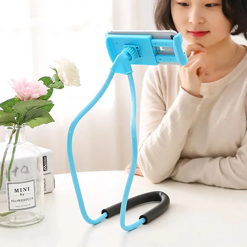 【追剧必备】多功能挂脖式手机支架通用神器适合床上追剧工具网红