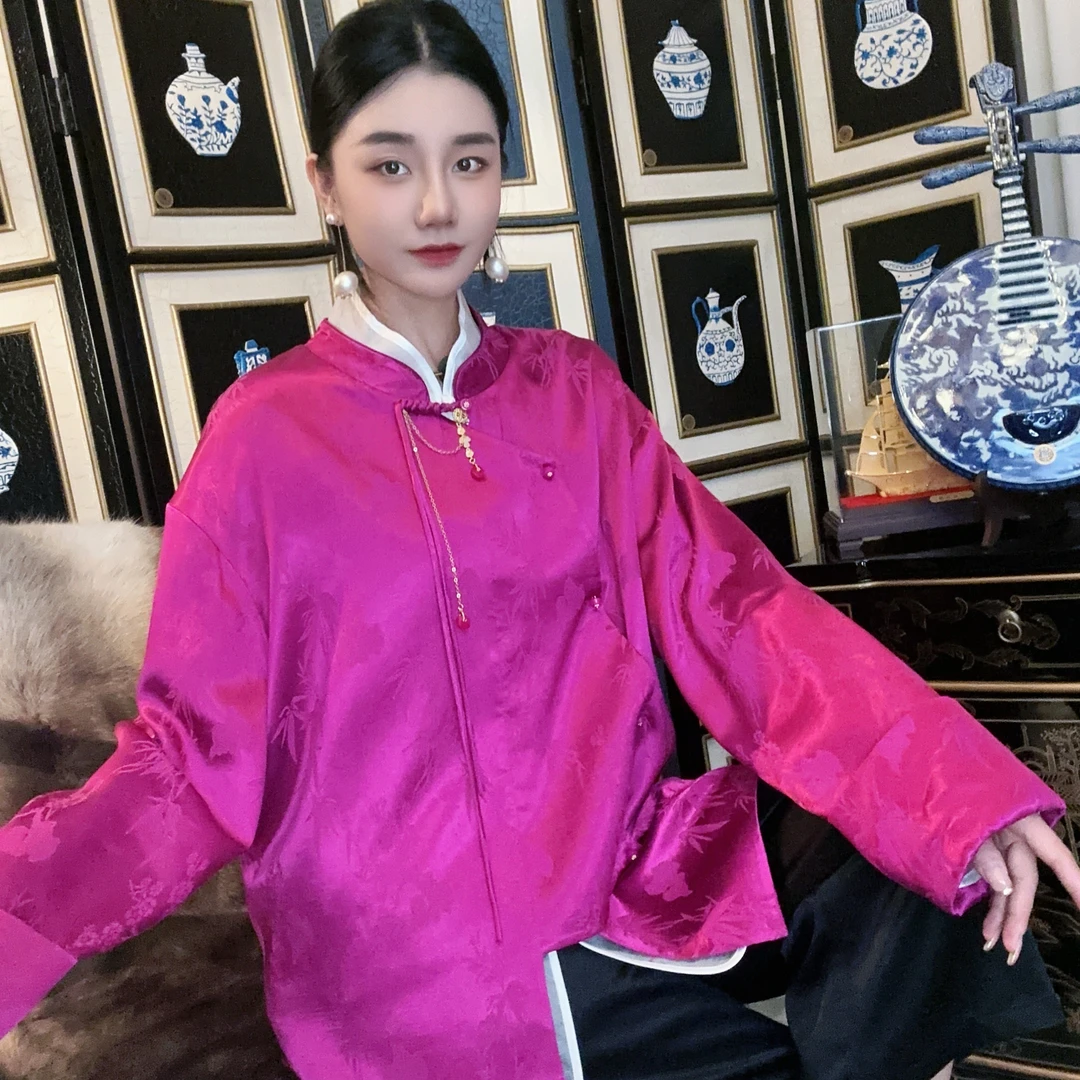 Betty Bairn【惊鸿月秋】高端定制新中式国风上衣24-BW2210