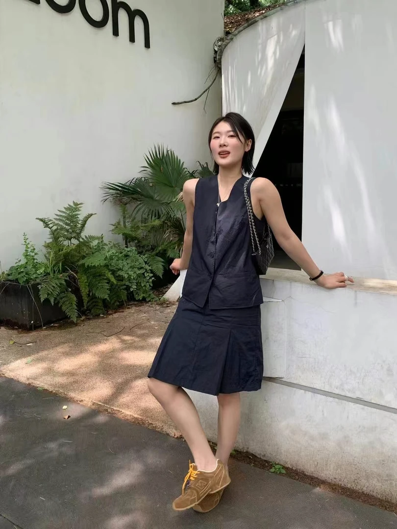 清C Az LongQuan 降落伞马甲短裙套装 XMPJ2412328-XQPJ2412340