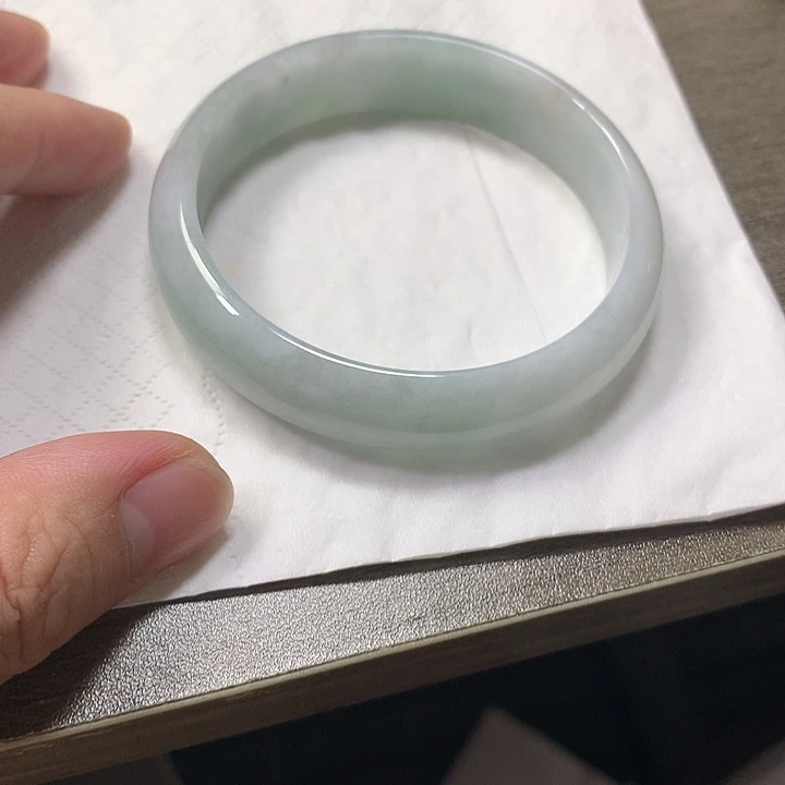 翡翠未镶嵌颈饰58.6圈