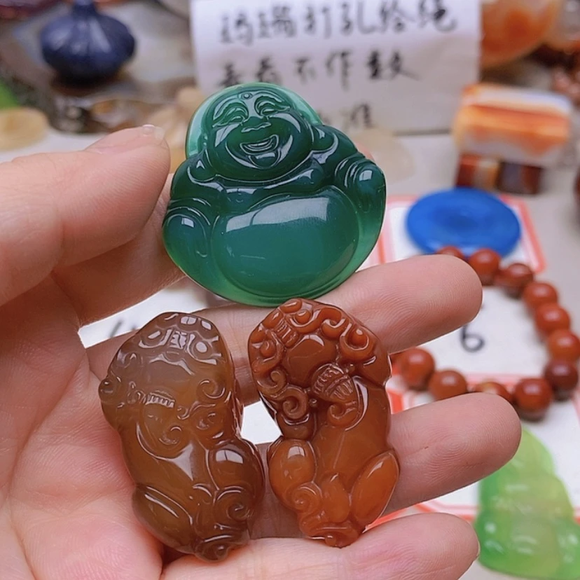 【闪购商品】未镶嵌玛瑙/玉髓珠宝半成品聚*堂