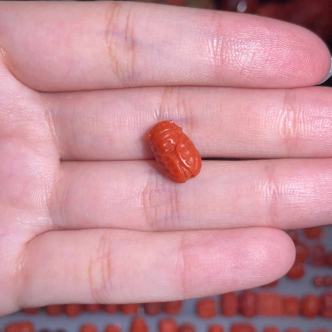 南红玛瑙未镶嵌一鸣惊人7mm+