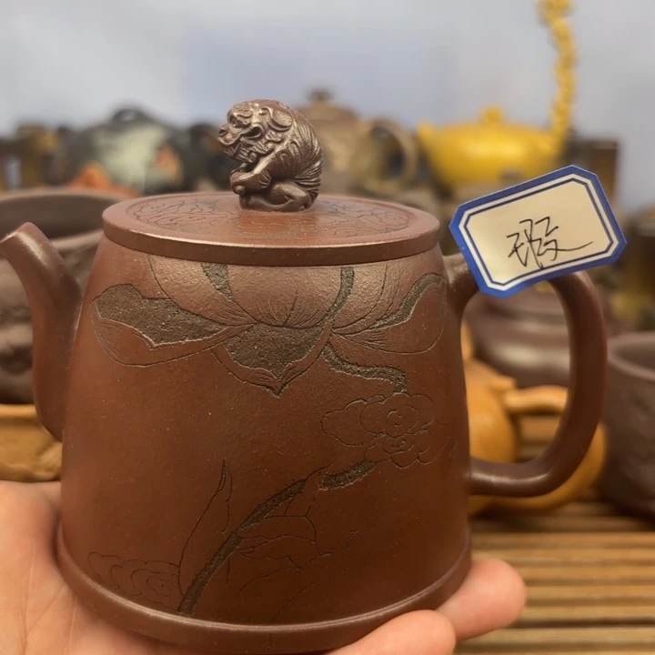 奔***子茶壶紫砂等风等雨也等你220c