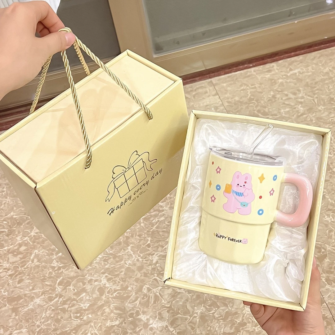 生日蛋糕杯子女生送闺蜜高颜值生日礼物学生可爱萌实用礼品女孩yw