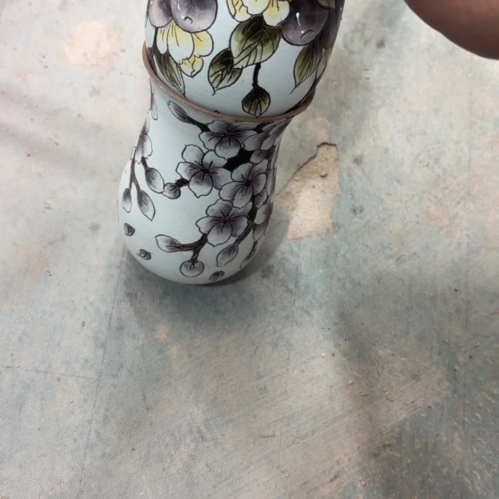 紫砂花盆野****水晶花盆18