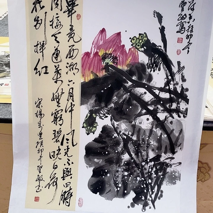 国画张圣敏先生纯手绘作品