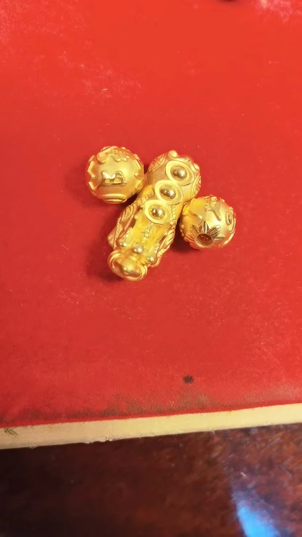5.8克足金999貔貅转运珠