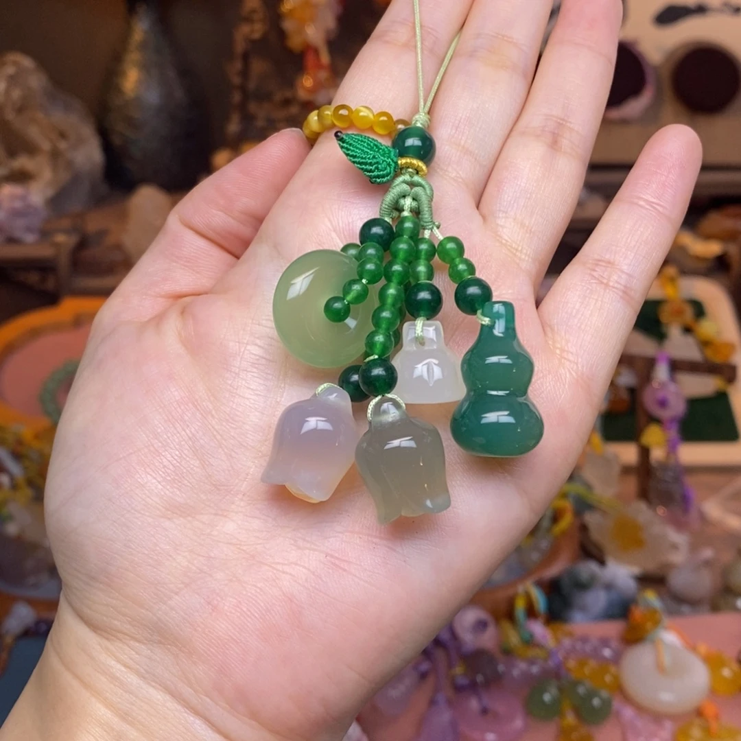 玛瑙/玉髓未镶嵌车挂