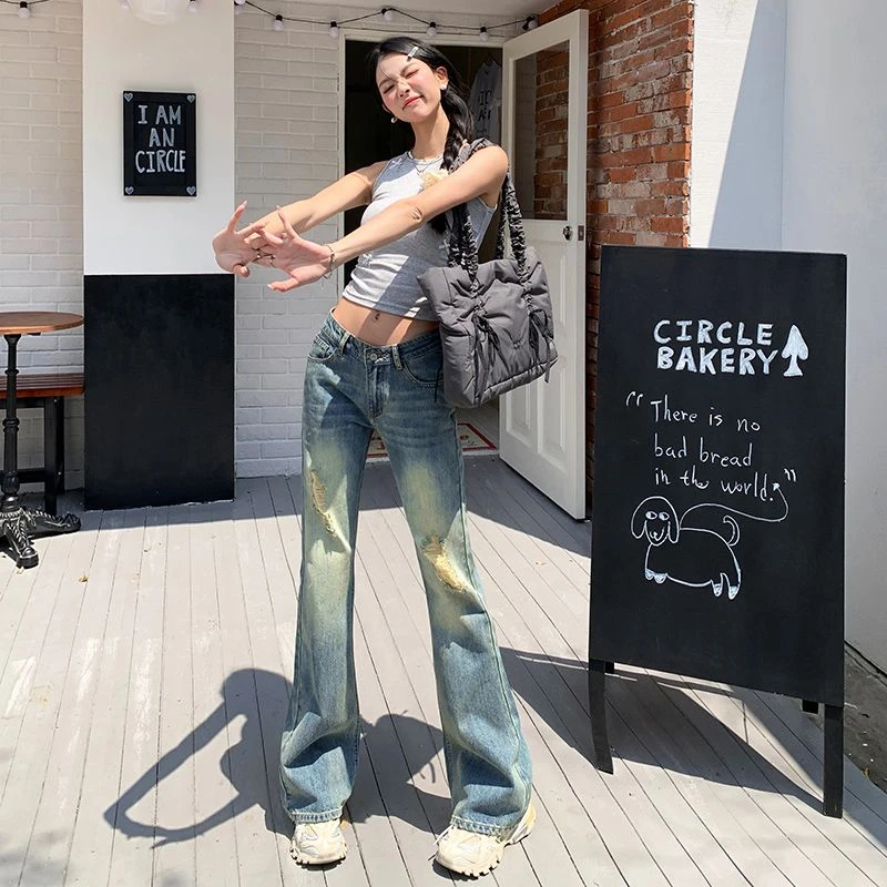 （非图片）直播牛仔裤女，默认微瑕