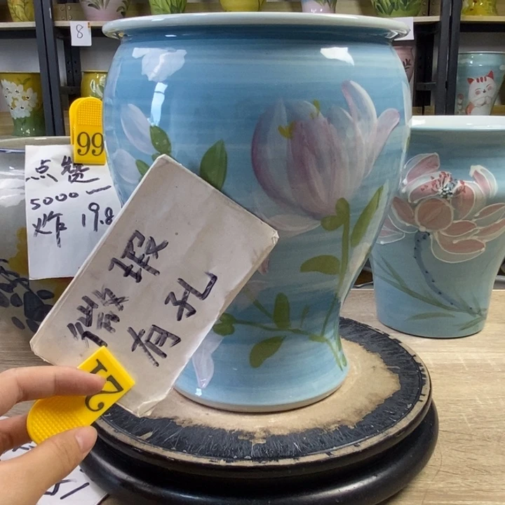 景德镇高温陶瓷花盆
