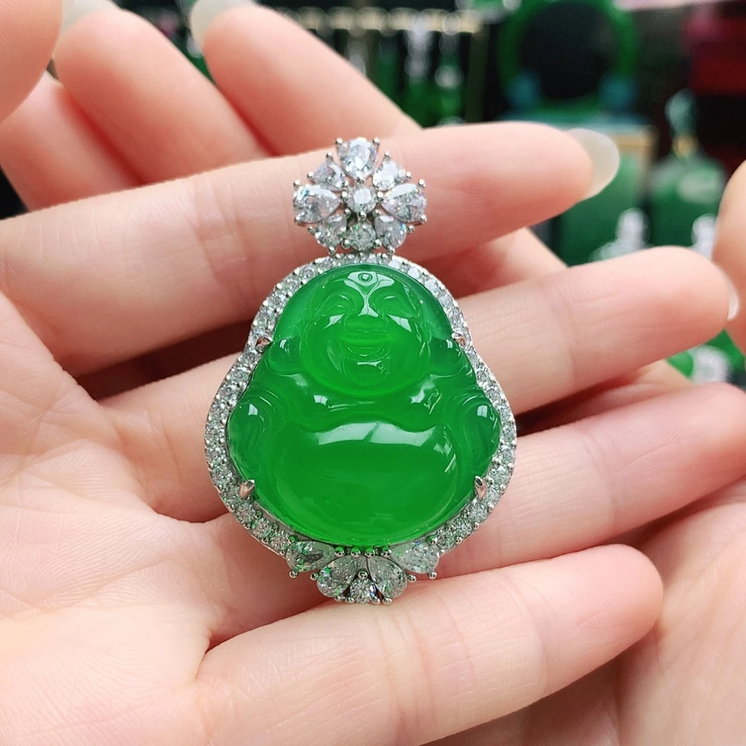 银S925镶嵌吊坠玛瑙/玉髓