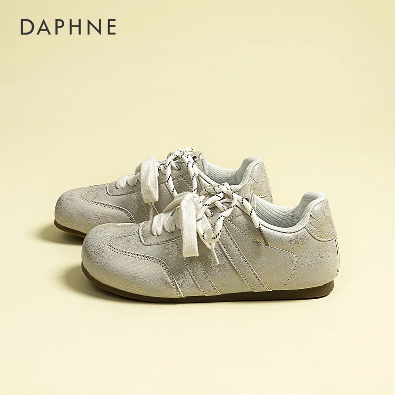 Daphne/达芙妮德训鞋女2025春季新款百搭休闲舒适轻便ins软底透气