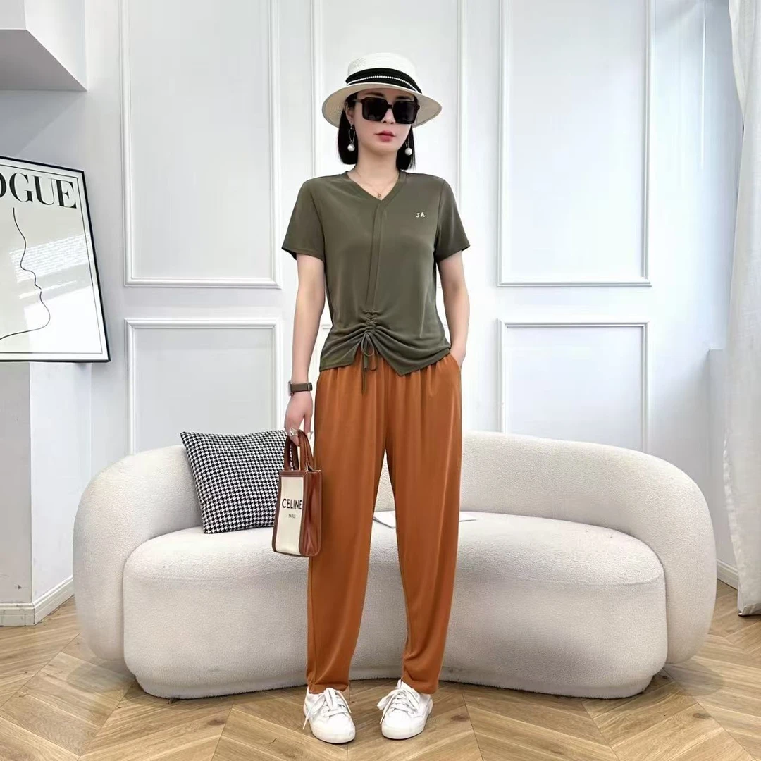 【静姐宠粉】品牌撤柜高腰显瘦百搭女五一旅游出街裤子JY022001