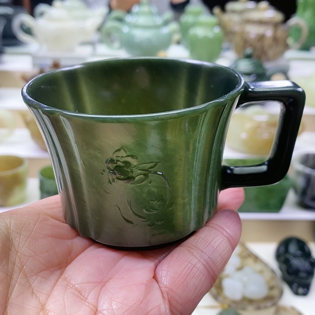 和田玉茶杯未镶嵌135ml