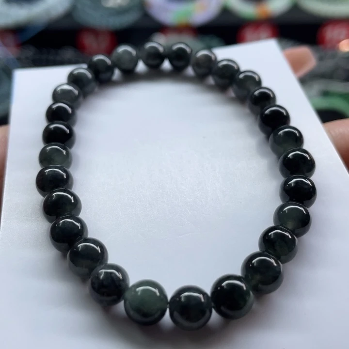 翡翠手链未镶嵌卡6.5