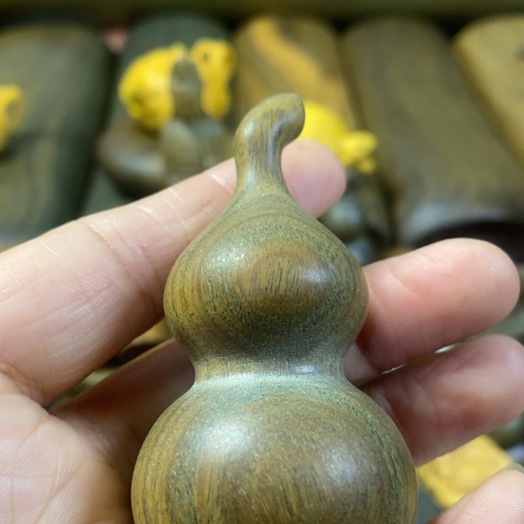 陶瓷绿檀木制工艺品28