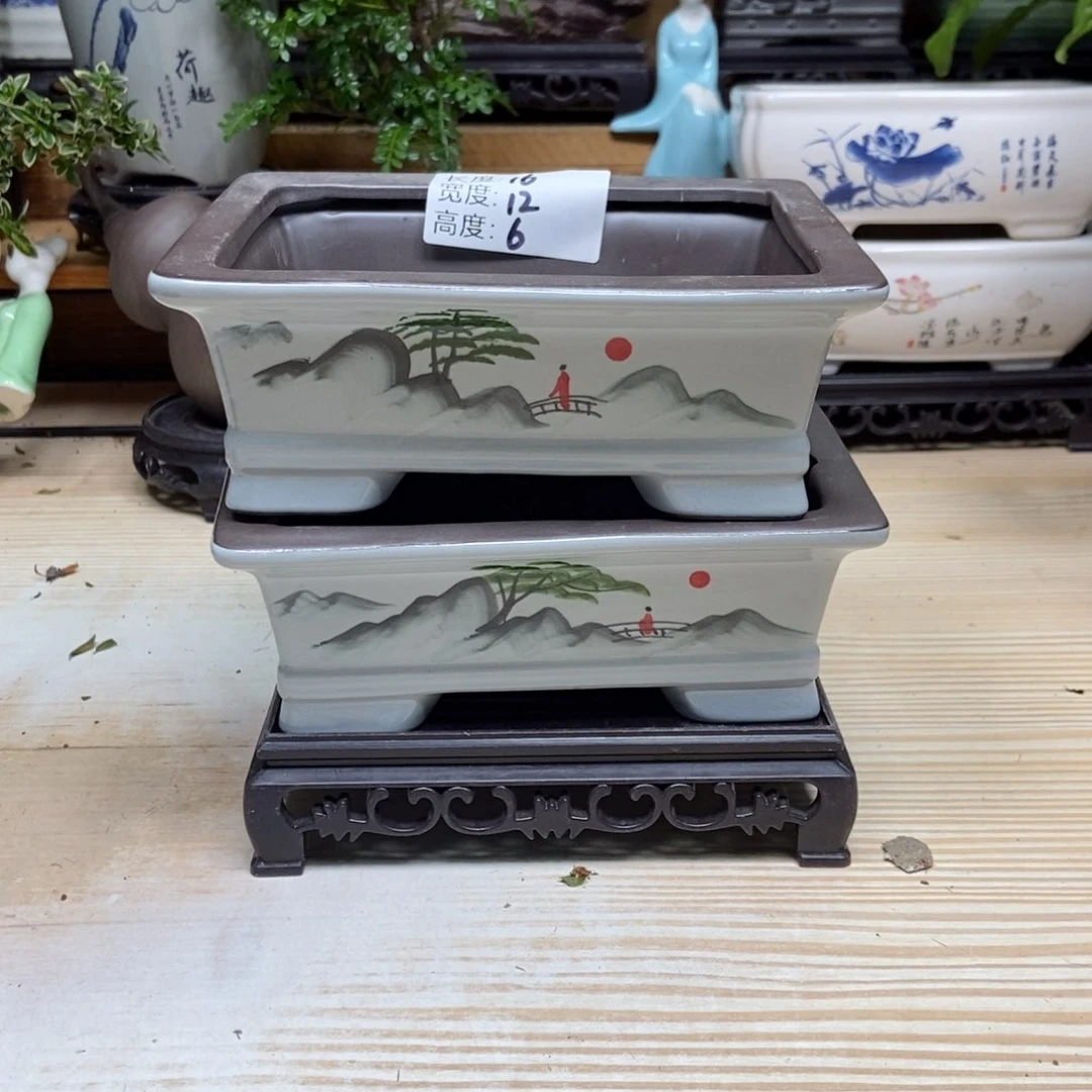 瓷片陶瓷花盆陶瓷艺术