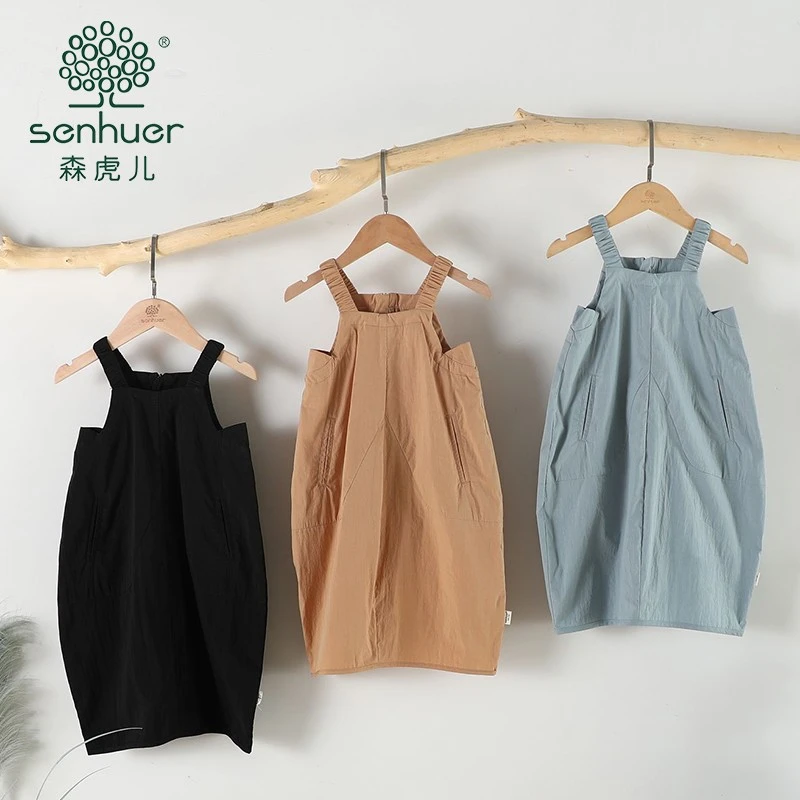 2025春季新品小童吊带连衣裙 2143013022