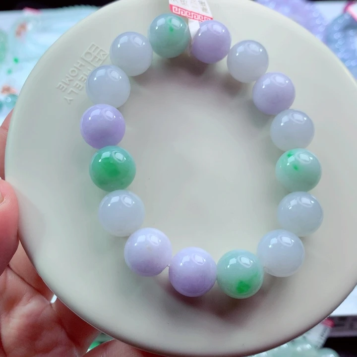 翡翠未镶嵌手链卡12
