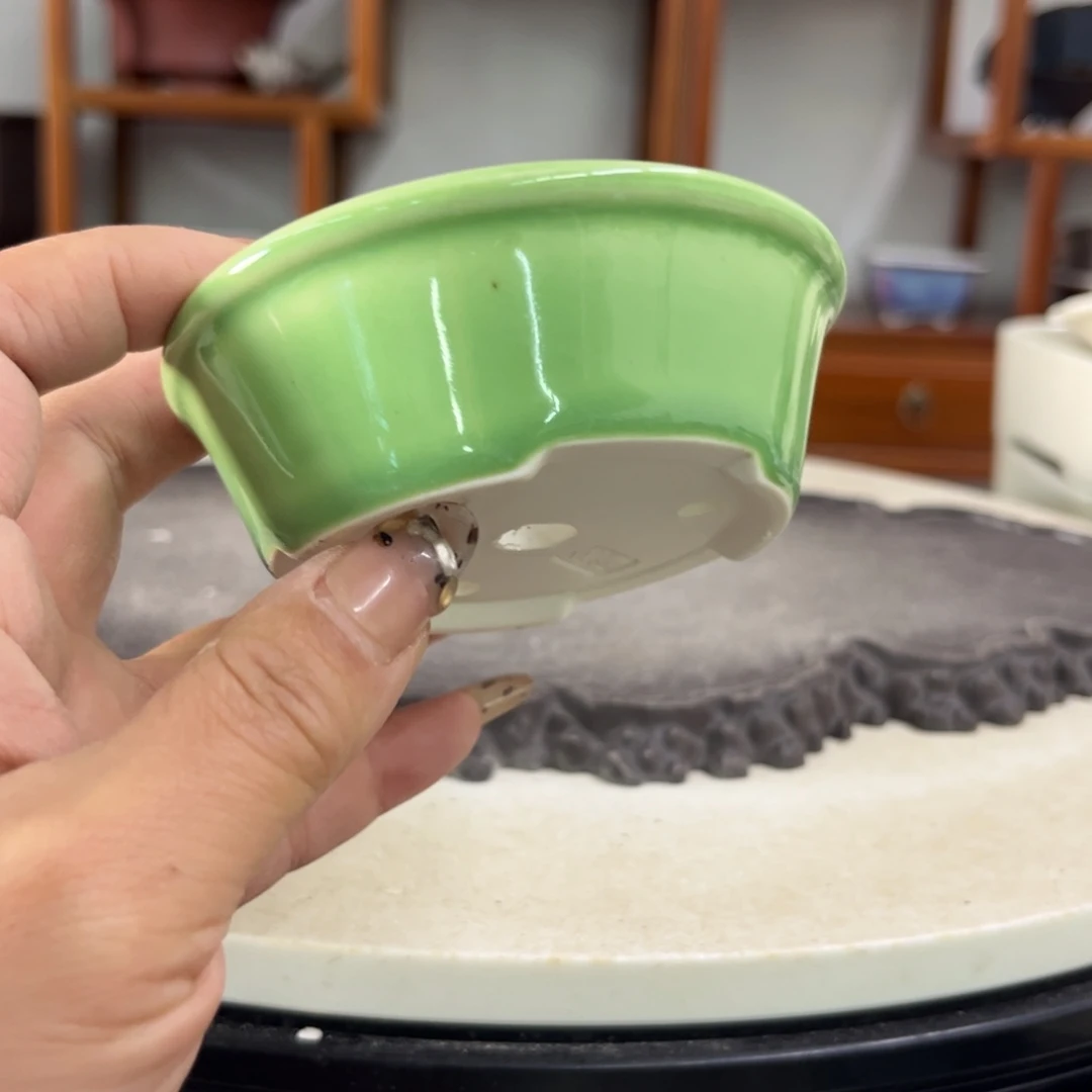 紫砂花盆瑕疵3-9。。。