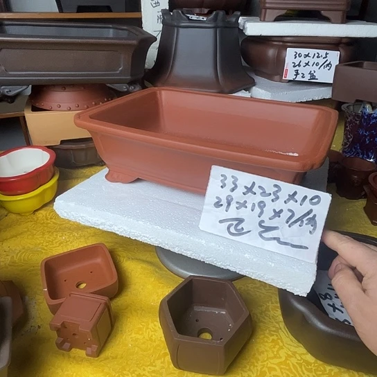 宜兴紫砂花盆马槽