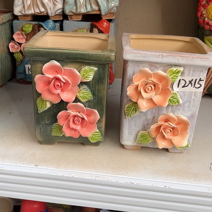 粗陶材质多肉花盆