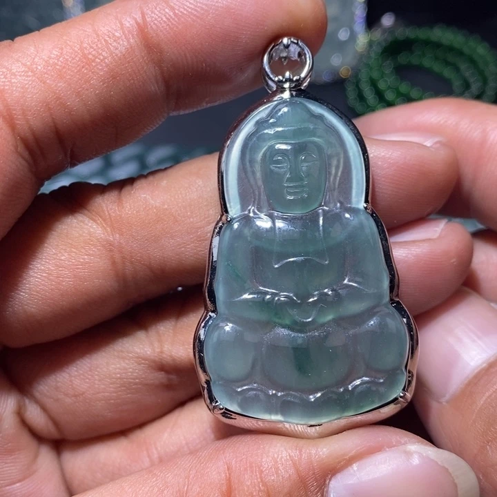 翡翠未镶嵌颈饰天然翡翠