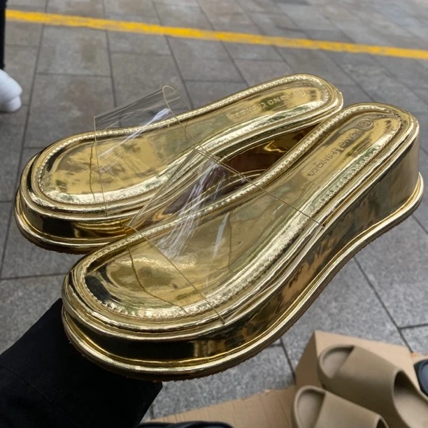 2025时尚百搭正版厚底坡跟鞋