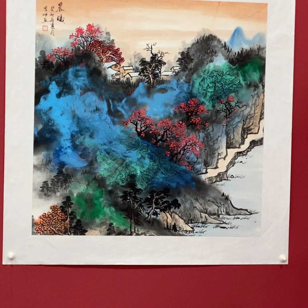 国画曾坤四尺斗方精品佳作