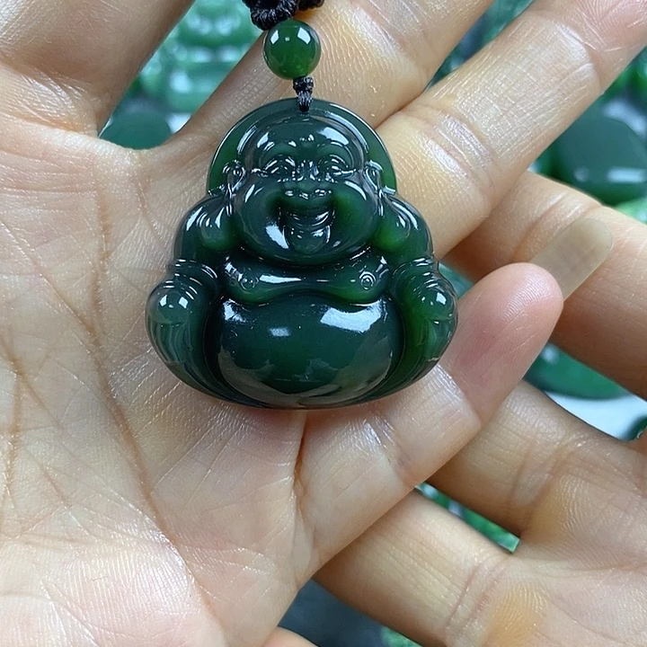 吊坠(不含链)未镶嵌和田玉（碧玉）34