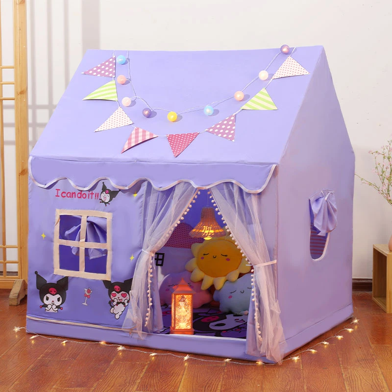 帐篷室内儿童女孩游戏城堡美乐蒂小帐篷玩具屋小房子宝宝公主睡觉
