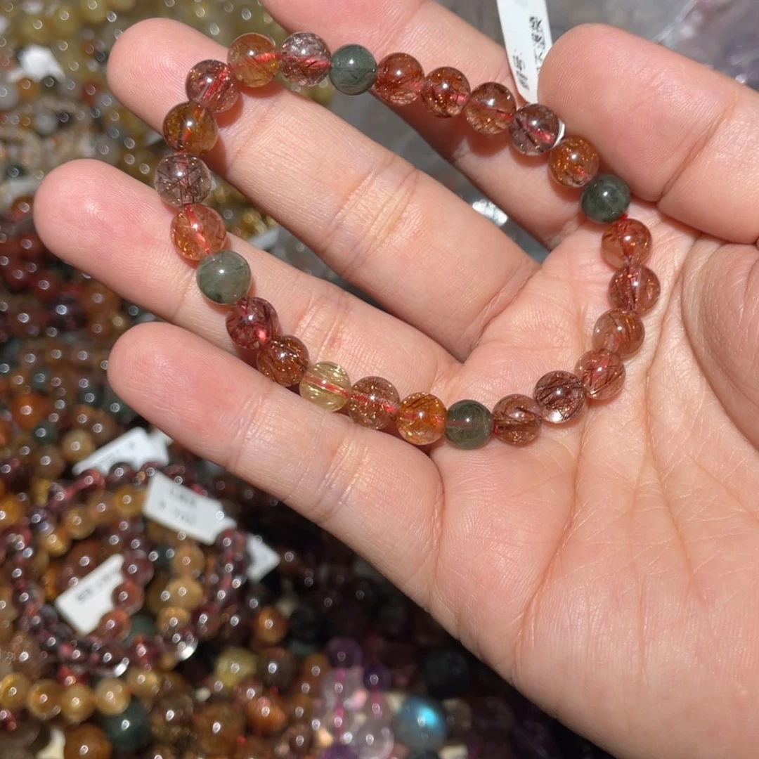 水晶手链未镶嵌枣*玩手链